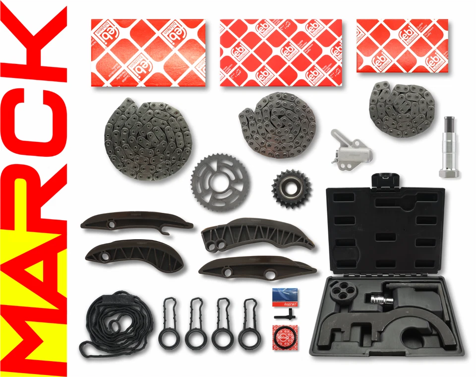 BMW 2.0 N47 Steuerkettensatz N47D20B Febi 36339 1er 3er 5er Touring 4 Gran Coupe - Bild 1 von 1