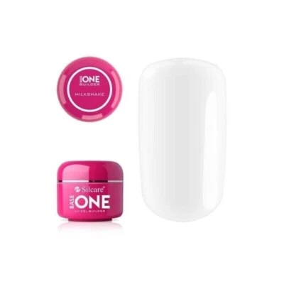 Gel UV 250 Gr. Silcare Unghie Costruttore Monofasico Builder Milkshake Mani Top - Immagine 1 di 2
