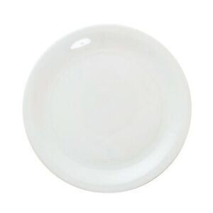 Great White Catering Porcelain Narrow Plates 16cm 22cm 24cm 26cm 28cm Crockery 