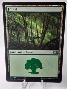 MTG - M15 - Forest - #266 - Lightly Played - Picture 1 of 5