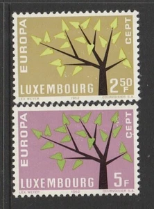 LUXEMBOURG - 1962 EUROPA complete set of 2 MNH - Picture 1 of 1