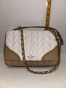 Kate Spade New York Briar Lane Quilted Mini Emelyn Women’s Shoulder Bag White - Picture 1 of 9