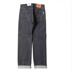 Edwin Japón Nashville pierna recta roja lista salvaje sin lavar 14 oz japonés - Imagen 1 de 4