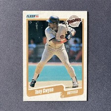 1990 Fleer Wax Bottom TONY GWYNN #C-12 HOF HAND CUT San Diego Padres MLB