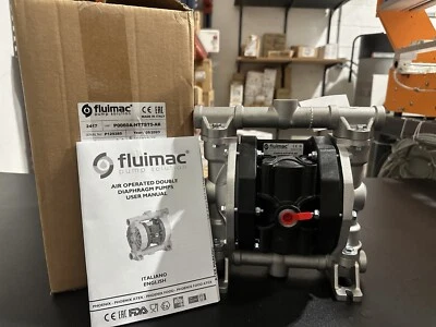 Fluimac P0060A-HTTST5-AB AODD Pump – 1" BSP, PVDF+CF Body, PTFE Diaphragms - Image 1 of 4