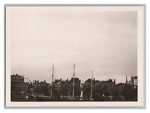 Londyn Anglia 1963 - dzielnica żaglowca - stare zdjęcie z lat 60.
