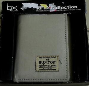 The Buxton Collection RFID Blocking Wallet - VARIETY - BRAND NEW IN PACKAGE
