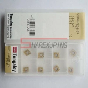 10pcs Tungaloy Carbide Insert CCMT060204-PS T9015 CCMT21.51-PS NEW - Picture 1 of 1