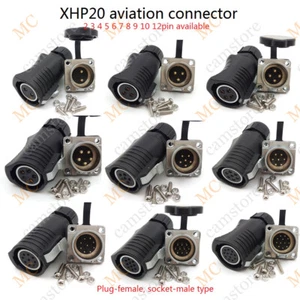 LP20 2Pin-12Pin IP67 Waterproof Power Connector Plug Socket, Fit RV Solar Port - Picture 1 of 22