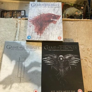 Game of Thrones - The Complete Seasons 1-4 DVD Box Sets DISCS LIKE NEW 1550G - Picture 1 of 3