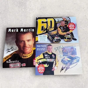 (3) Mark Martin WINN DIXIE VINTAGE 1995 1998 1999 signed NASCAR RACING photo LOT - Picture 1 of 5