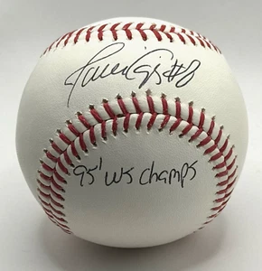 Javy Lopez #8 Signed "95' WS Champs" Rawlings Baseball Autograph JSA Certified - Picture 1 of 2