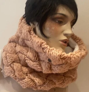 FRAAS Damen Schal Loop beige mit wolle  NEU - Bild 1 von 5