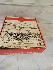 Ancien Coffret a Champagne publicitaire CHAMPAGNE PERRIER JOUET vue d'AY EPERNAY - Foto 1 di 7