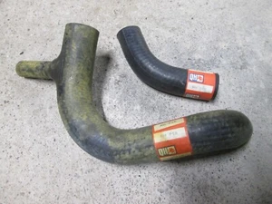 AUSTIN MINI TOP + BOTTOM RADIATOR HOSE NOS QH RH918 RH595 PAIR CHECK PART NUMBER - Picture 1 of 3