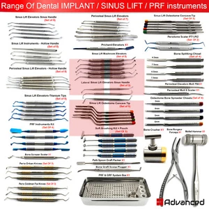 MEDENTRA Gama Completa de Implantes Dentales/Elevación de Senos/PRF Instrumentos Injerto Óseo - Imagen 1 de 26
