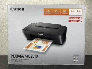 Canon Pixma MG2510 Print Copy Scan Pinter With USB Cable & Power Cable - Picture 1 of 8