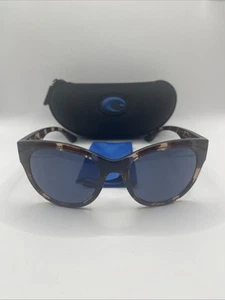 Costa Del Mar Maya Shiny Coral Tortoise/Gray Lens Polarized Sunglasses 55-19-135 - Picture 1 of 7
