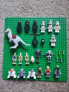 LEGO Star Wars Minifigure Lot (22) Tauntaun, Grievous, First Order, Boba Fett + - Picture 1 of 10