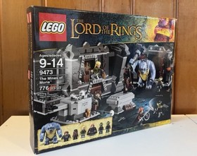 LEGO 9473 Lord of the Rings: The Mines of Moria 99% COMPLETE + FIGS + Inst + Box