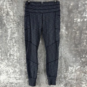 Athleta Size M Stretch Athleisure Elastic Waist Leggings Gray Tapered Pants - Picture 1 of 11