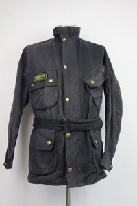 BARBOUR INTERNATIONAL CAPPOTTO TRENCH UOMO TG C40 102 CM COAT MAN VINTAGE CERATO - Picture 1 of 16