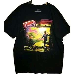 Elton John farewell yellow brick road 2018 double sided tour concert tee shirt - Picture 1 of 6