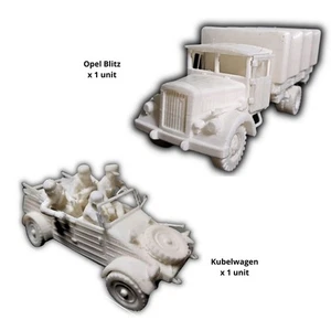 German Kubelwagen + Opel Blitz Truck Models Kits military vehicles DIY - Picture 1 of 12