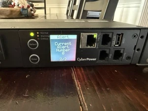 CyberPower PDU41001 8-Outlet 1U Managed PDU NICE UNIT & DEAL, FREE SHIPPING - Photo 1/7