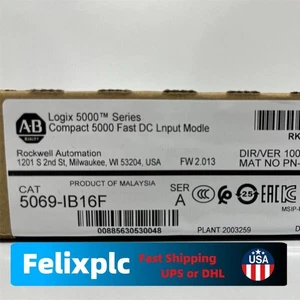 Nuevo módulo de entrada de E/S compacto sellado Allen-Bradley AB 5069-IB16F SER A - Imagen 1 de 3