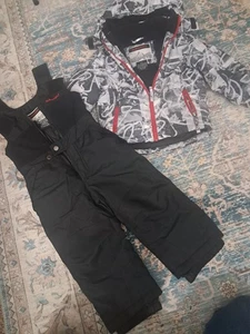 Size 2T toddler boys SNOWZU SET snowsuit pants snow coat ski snowboard set 2T - Picture 1 of 12