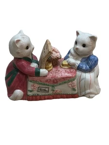 Fitz & Floyd KITTENS OF KNIGHTBRIDGE COVERED BUTTER DISH 1980s Top Only - Picture 1 of 8