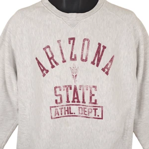 Sudadera De Colección Arizona State Sun Devils Para Hombre Talla XL Gris NCAA University - Imagen 1 de 8