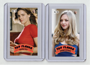 Amanda Seyfried rare MH Top Flavor #'d x/3 Tobacco card no. 40