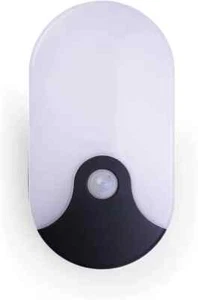 HiSpec HSLEDBHO/PIR/Gry Michigan 12w Oval Bulkhead - CCT PIR Anthracite Grey c/w - Picture 1 of 2