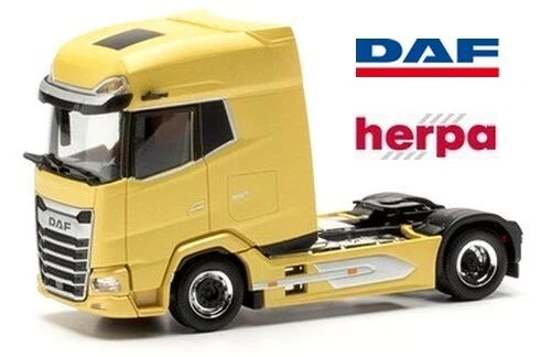 Daf XG+ Tracteur solo caréné jaune tucsan- Herpa - Echelle 1/87 (Ho) - Photo 1/1