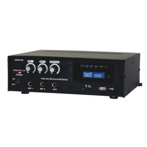 LTC PAA60USB 3 CANALES AMPLIFICADOR PA 60W USB/SD MP3 ENTRADA DE MICRÓFONO 100V Altavoz Mezclador - Imagen 1 de 2