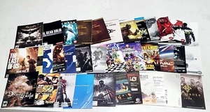 Manuals ONLY LOT OF 40+ SONY PLAYSTATION 3 PS3 GAME/CONSOLE Inserts EUC - Picture 1 of 4