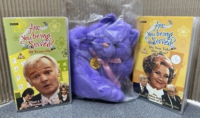 Are You Being Served? L/E Including Mrs Slocombe’s Pussy (Hand Puppet) VHS Box - Image 1 of 4