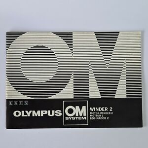 Olympus Motor Winder 2 Original Instructions Manual, Good Condition