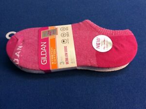 Women's socks  (Gildan) cotton stretch, ankle, ultra low, or liner socks, 3 pack