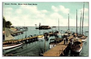 Miami Florida Royal Palm Boat Docks - Bild 1 von 2