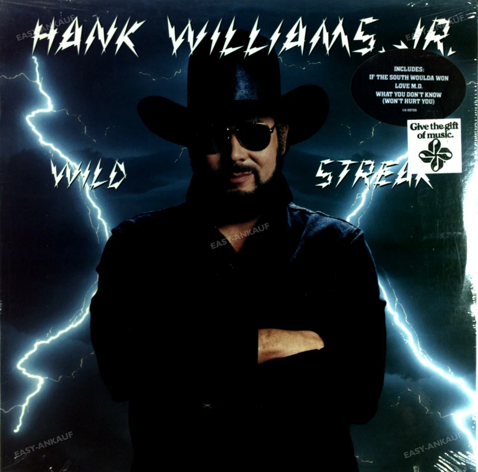 Hank Williams Jr. - Wild Streak US LP 1988 (SS/SS) ` - Image 1 of 1