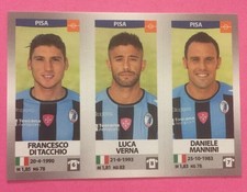 No. 683 Di Heel Verna Mannin Pisa - Panini footballers 2016 17