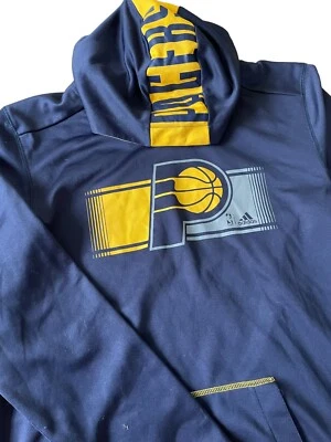 NBA Baloncesto Indiana Pacers Adidas Climawarm Niños XL 18 Sudadera con Capucha Pullover Foto 1 de 4