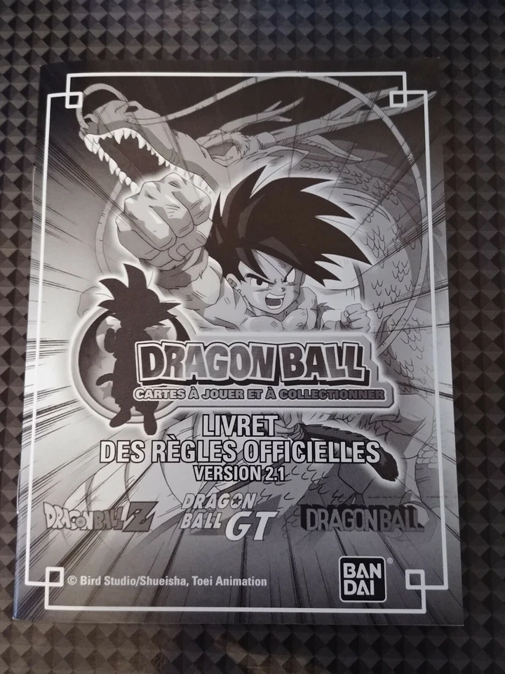 Livret des règle version 2.1 cartes jouer collectionner DRAGON BALL Z Card jcc - Photo 1/1