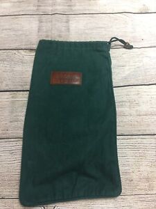 CLASSIC COLE HAAN LIMITED EDITION HUNTING GREEN FELT POUCH