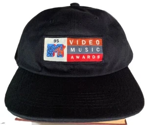 Gorra de colección MTV SnapBack negra 1995 Video Música Premios VMAs Papá Gorra ajustable - Imagen 1 de 9