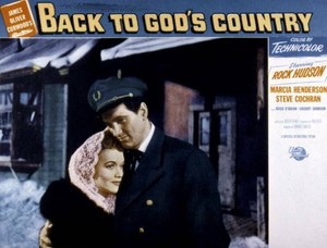 Back To Gods Country Lobby Card Marcia Henderson Rock Hudson OLD MOVIE PHOTO