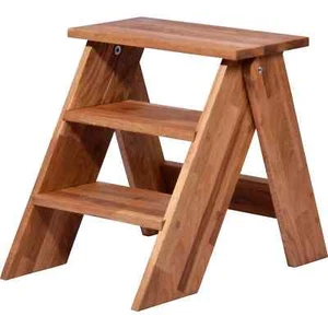 Dobar Tritthocker aus Eichenholz Hocker Holztritt Holzhocker - Bild 1 von 7